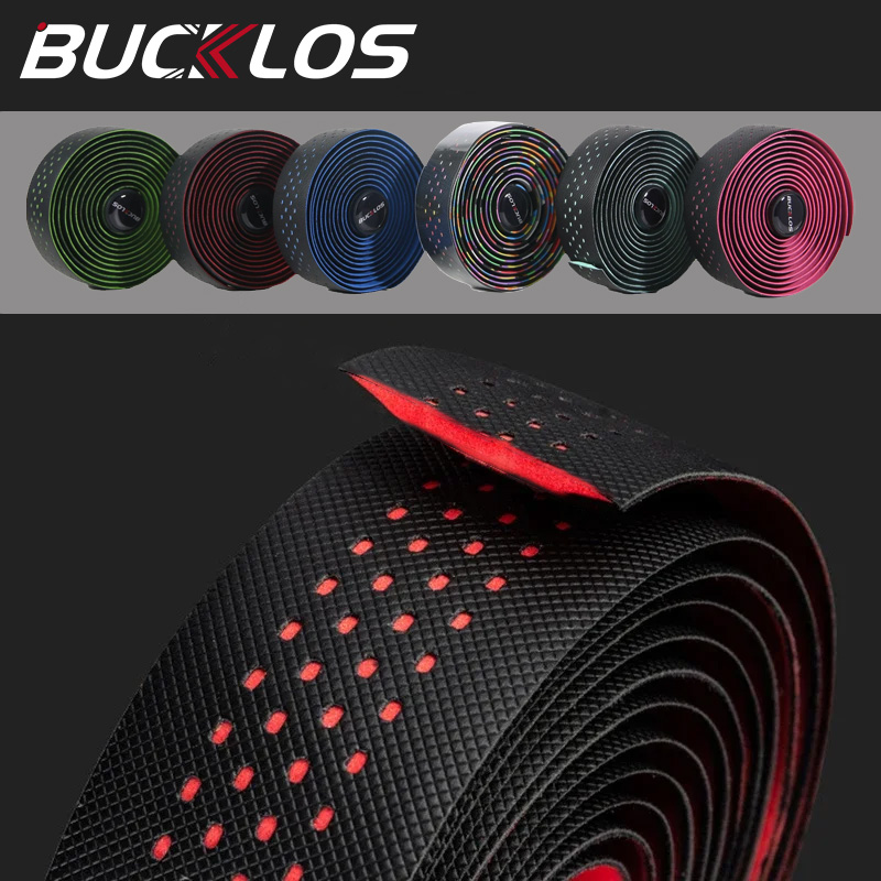 Bike Handlebar Tape - BUCKLOS المهنية الحصى دراجة المقود الشريط