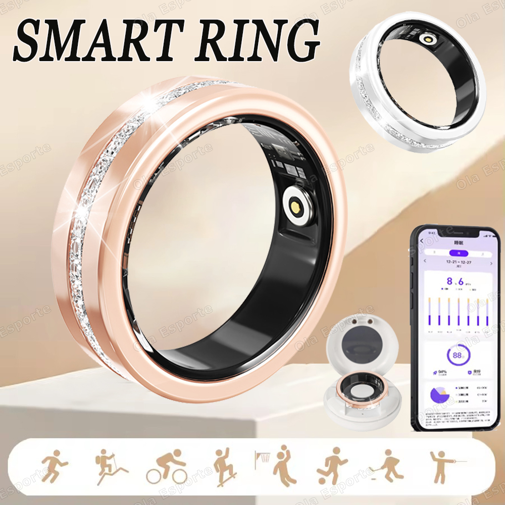 Cycling Heart Rate Monitor - خاتم ذكي جديد 2026 للسيدات لمراقبة