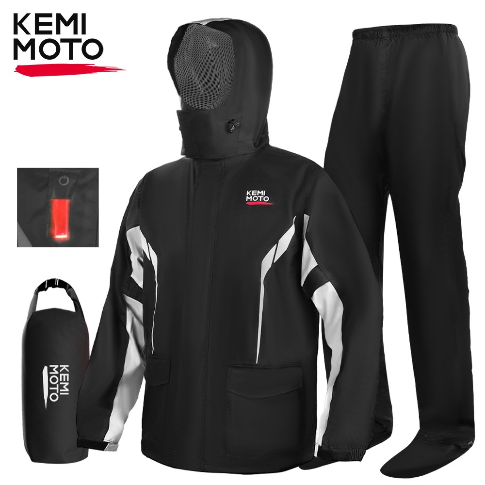Cycling Gear In Rain - طقم معطف واقٍ من المطر للدراجات