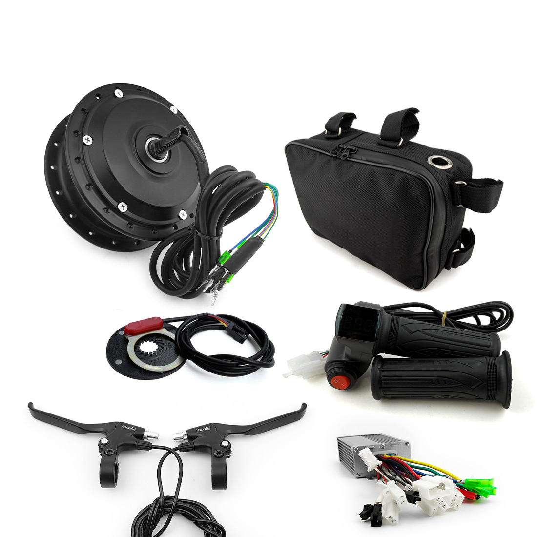 Cycling Gear Hub - Q02 250 واط فرش موجهة محور