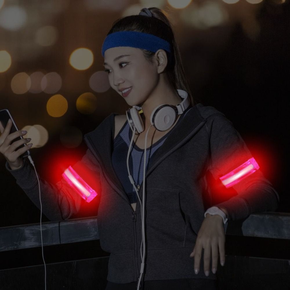 2 قطعة مصباح ليد السلامة شارة  - مراجعة Cycling Heart Rate Monitor وسعره