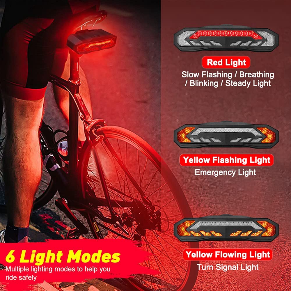 A61P إشارة انعطاف للدراجة مع ض - مراجعة Bike Tail Light وسعره