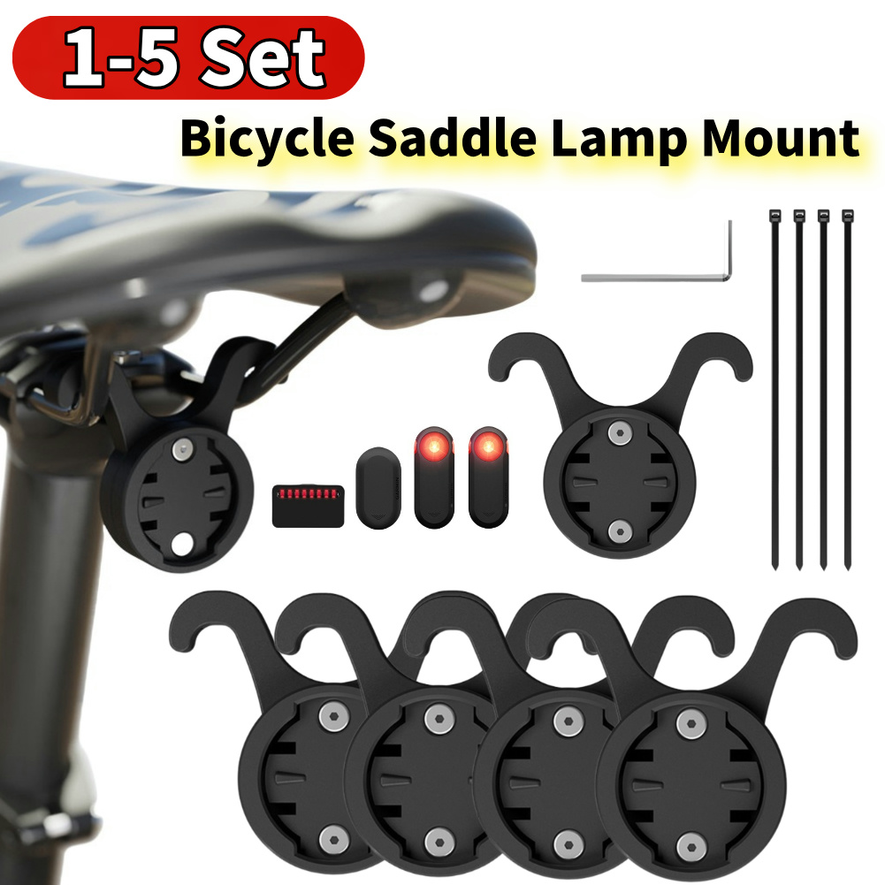 1-5 مجموعة دراجة السرج مصباح ج - مراجعة Bike Tail Light وسعره