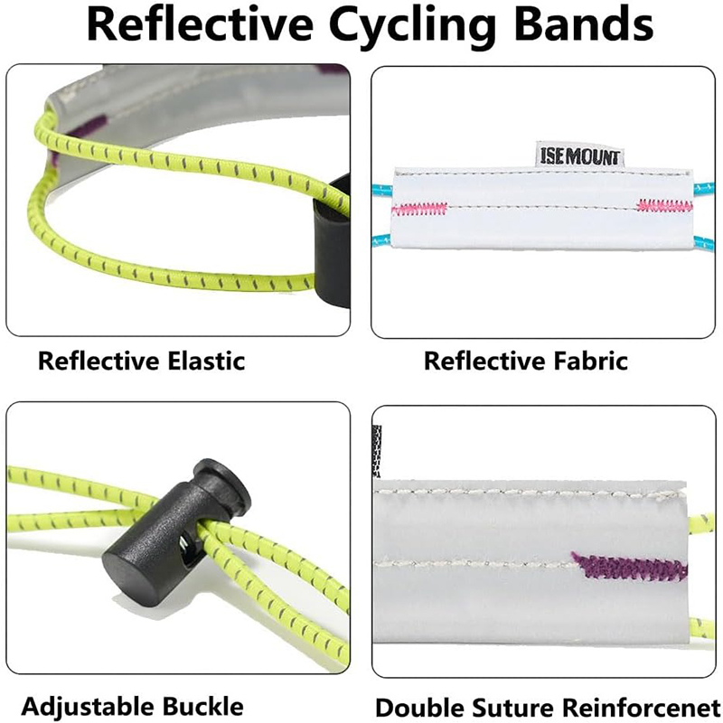 حزام عاكس للضوء قابل للتعديل ل - مراجعة Cycling Gear Usa وسعره