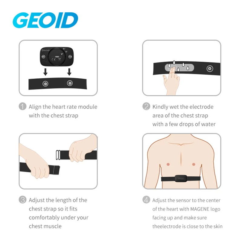 GEOID HS500 معدل ضربات القلب ح - مراجعة Cycling Heart Rate Monitor وسعره