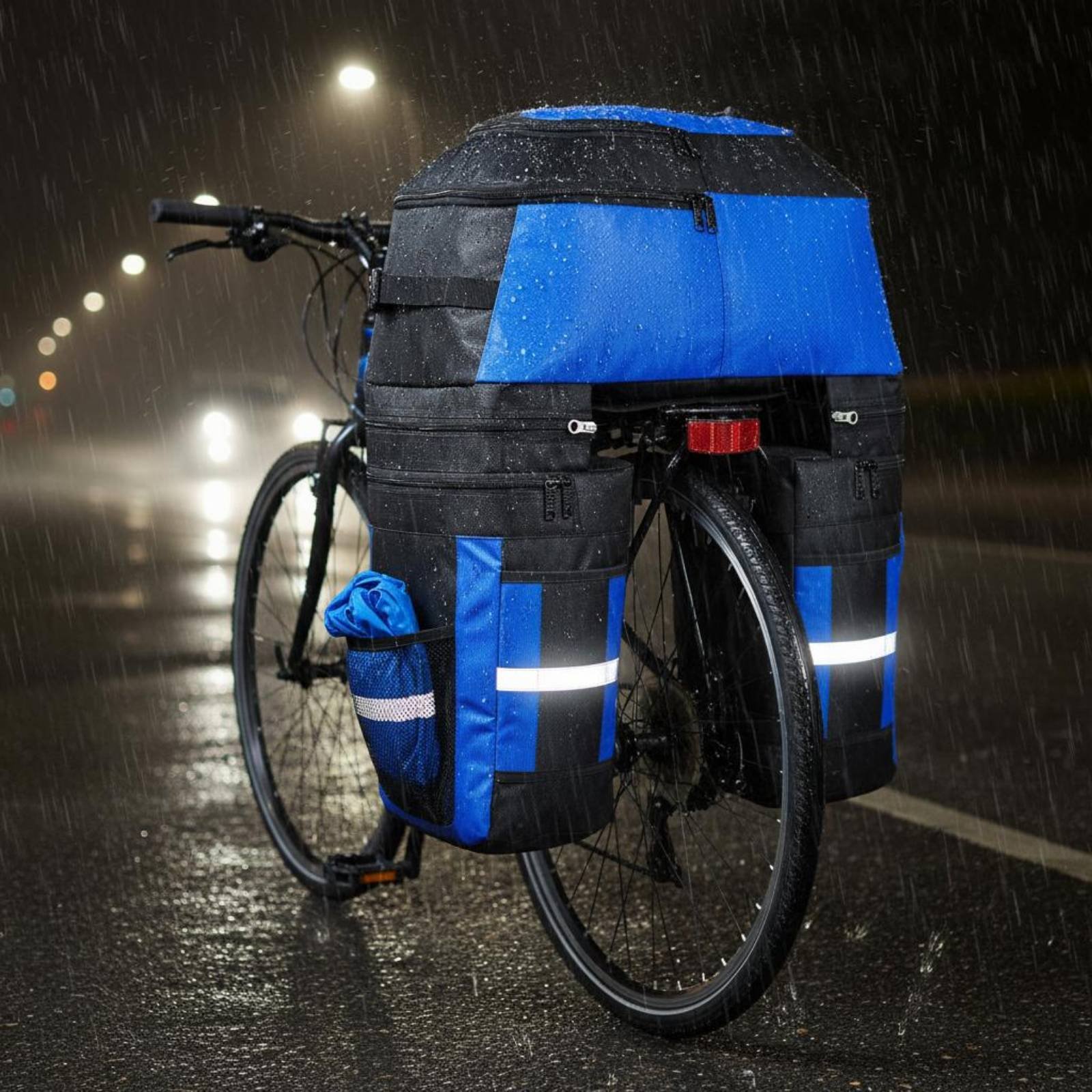 حقيبة خلفية للدراجة مع غطاء مق - مراجعة Cycling Gear In Rain وسعره