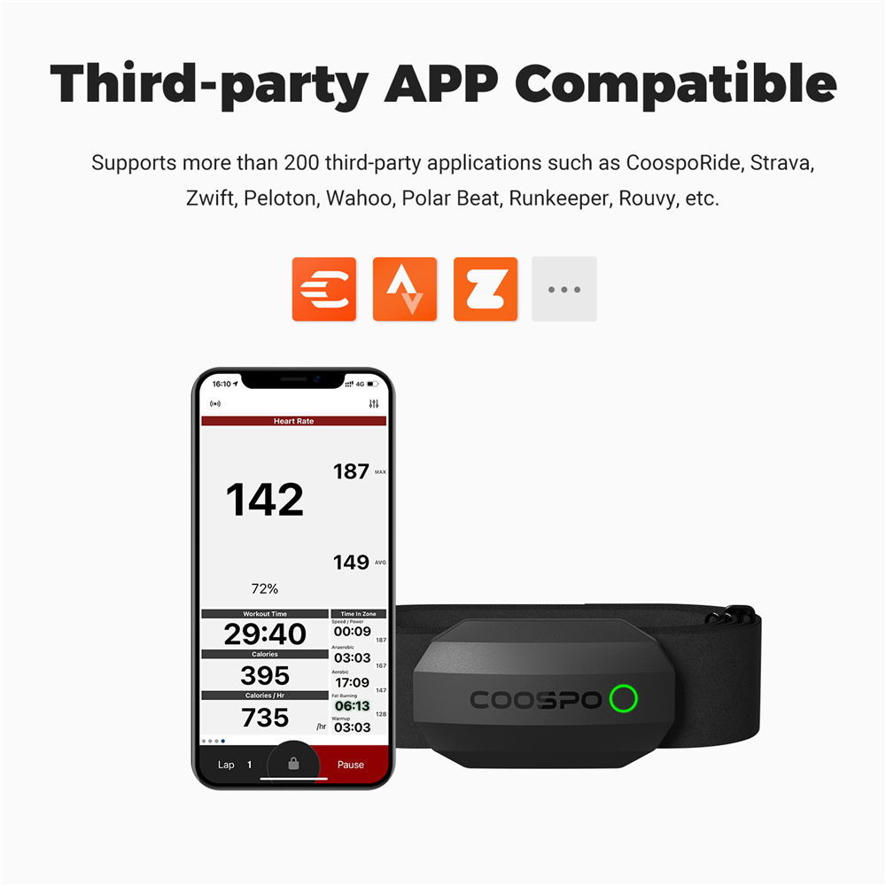 COOSPO H808S مستشعر معدل ضربات - مراجعة Cycling Heart Rate Monitor وسعره